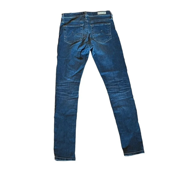 ag adriano goldschmied Farrah Skinny Ankle Low Rise Medium Wash Skinny 25R - Picture 2 of 9